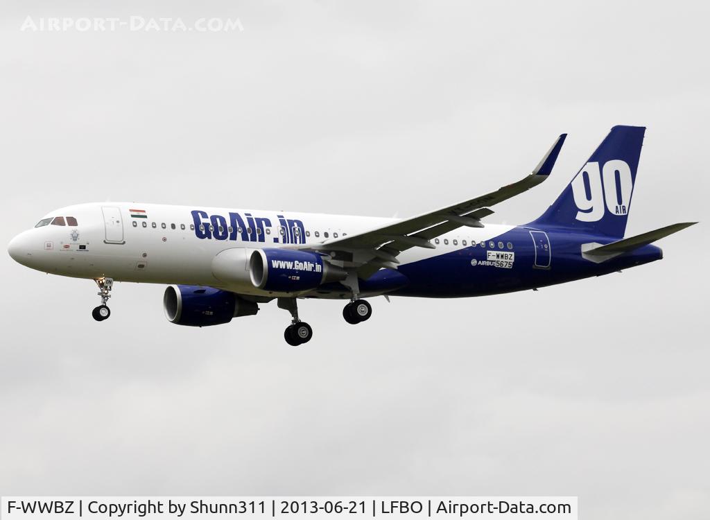 F-WWBZ, 2013 Airbus A320-214 C/N 5675, C/n 5675 - To be VT-GON