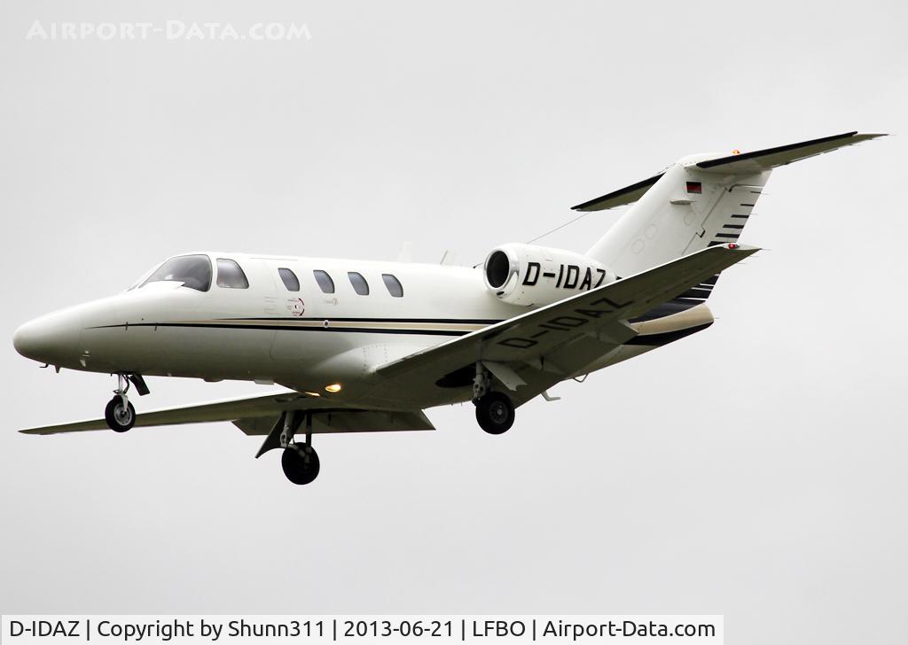 D-IDAZ, 2000 Cessna 525 CitationJet CJ1 C/N 525-0389, Landing rwy 32L