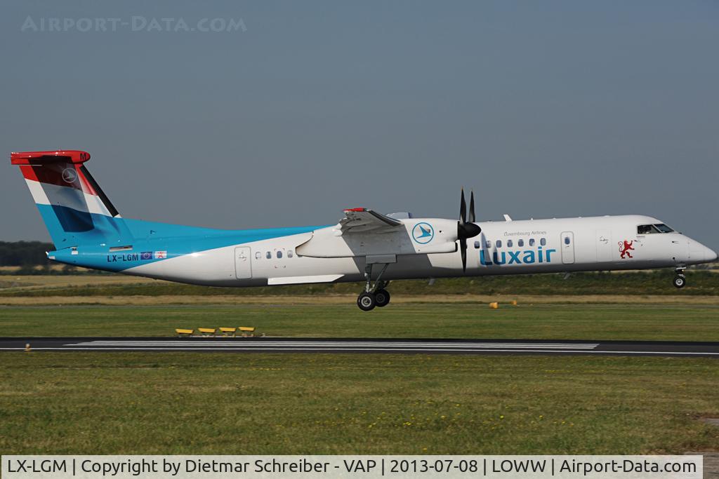 LX-LGM, 2012 De Havilland Canada DHC-8-402Q Dash 8 C/N 4425, Luxair Dash 8-400