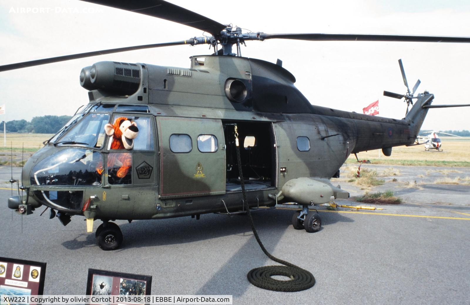 XW222, 1972 Westland Puma HC.1 C/N 1157, Best pilot ever ! Beauvechain 1999