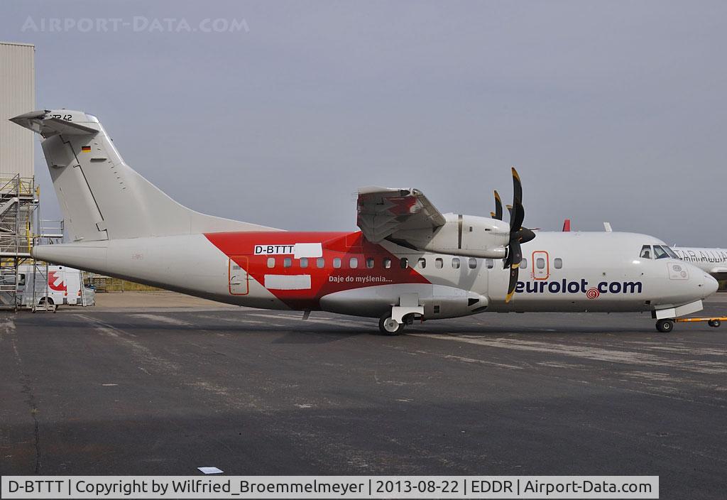 D-BTTT, 1999 ATR 42-500 C/N 603, Aircraft back in German Register after lease to Eurolot.