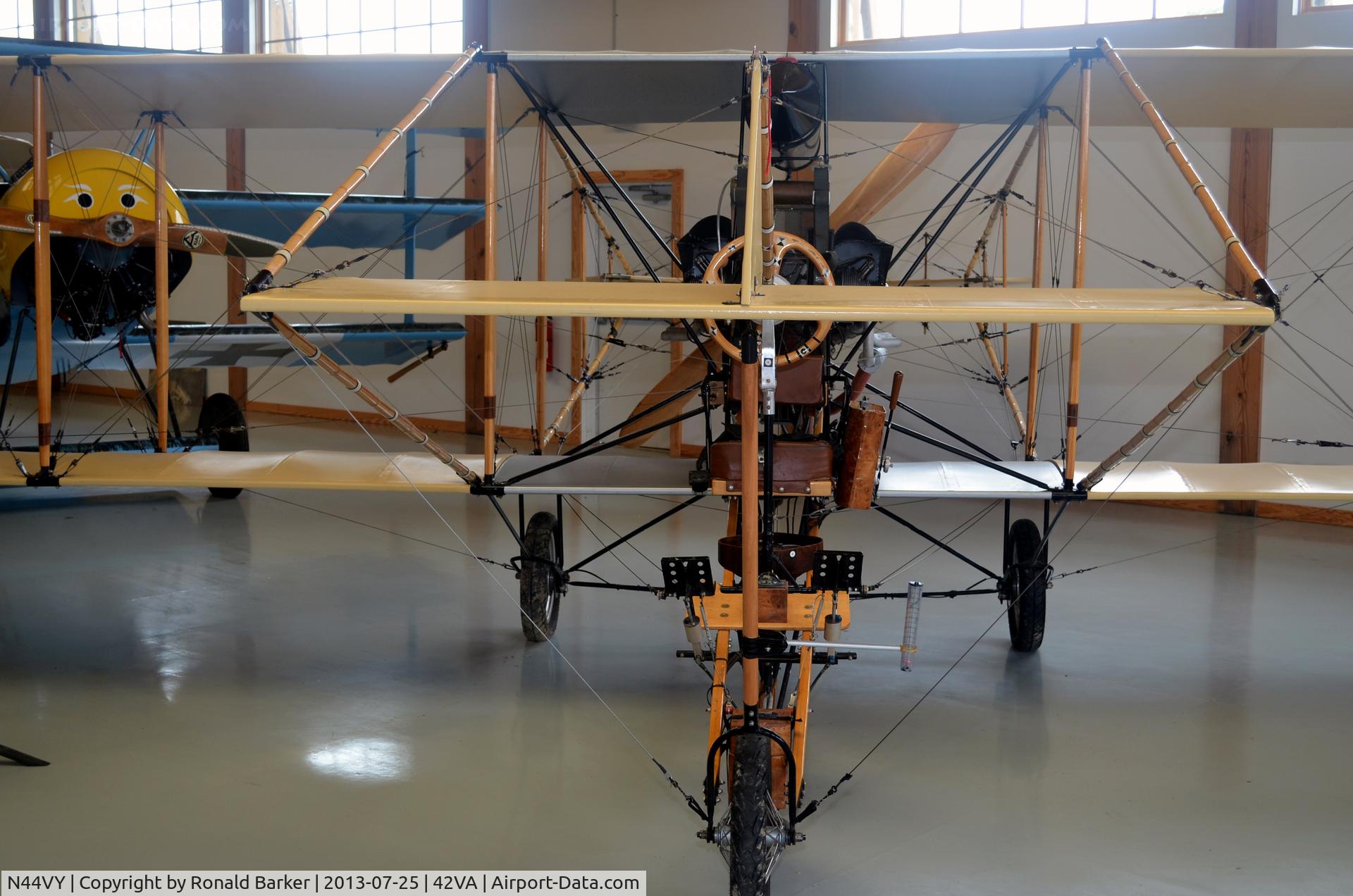 N44VY, Curtiss D Pusher Replica C/N 01BC, Military Aviation Museum, Pungo, VA