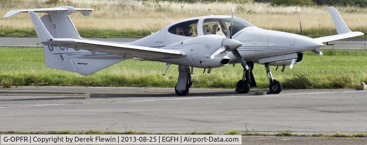 G-OPFR, 2005 Diamond DA-42 Twin Star C/N 42.077, visiting Twin Star.