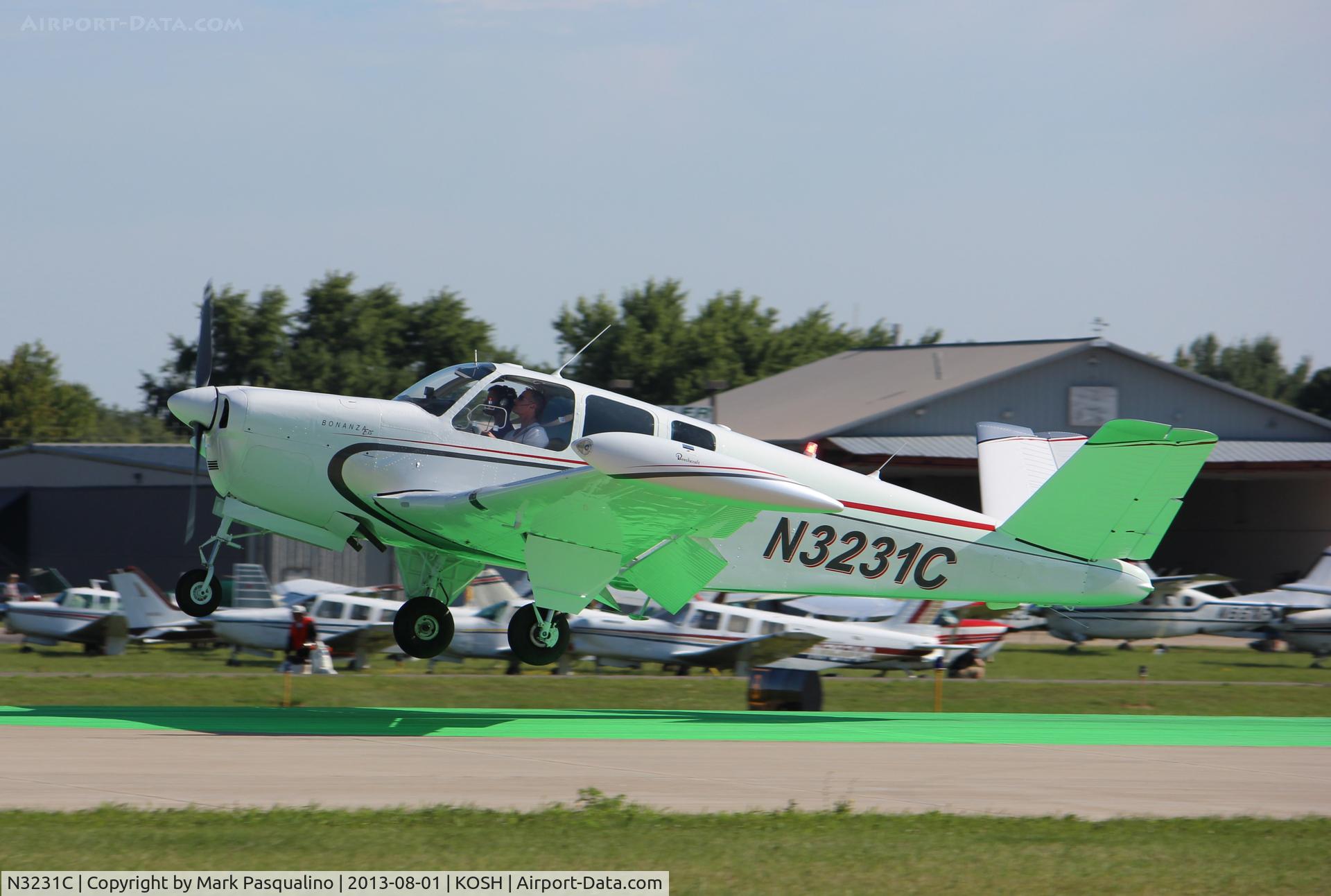 N3231C, 1954 Beech E35 C/N D-3896, Beech E35