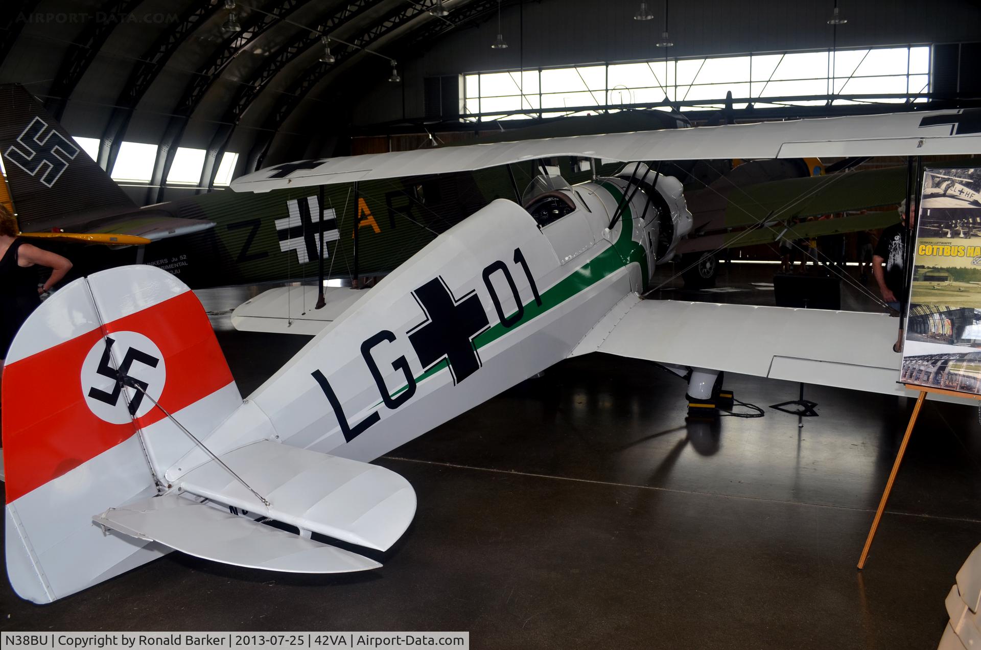 N38BU, 1938 Bucker Bu-133C Jungmeister C/N 38, Military Aviation Museum, Pungo, VA