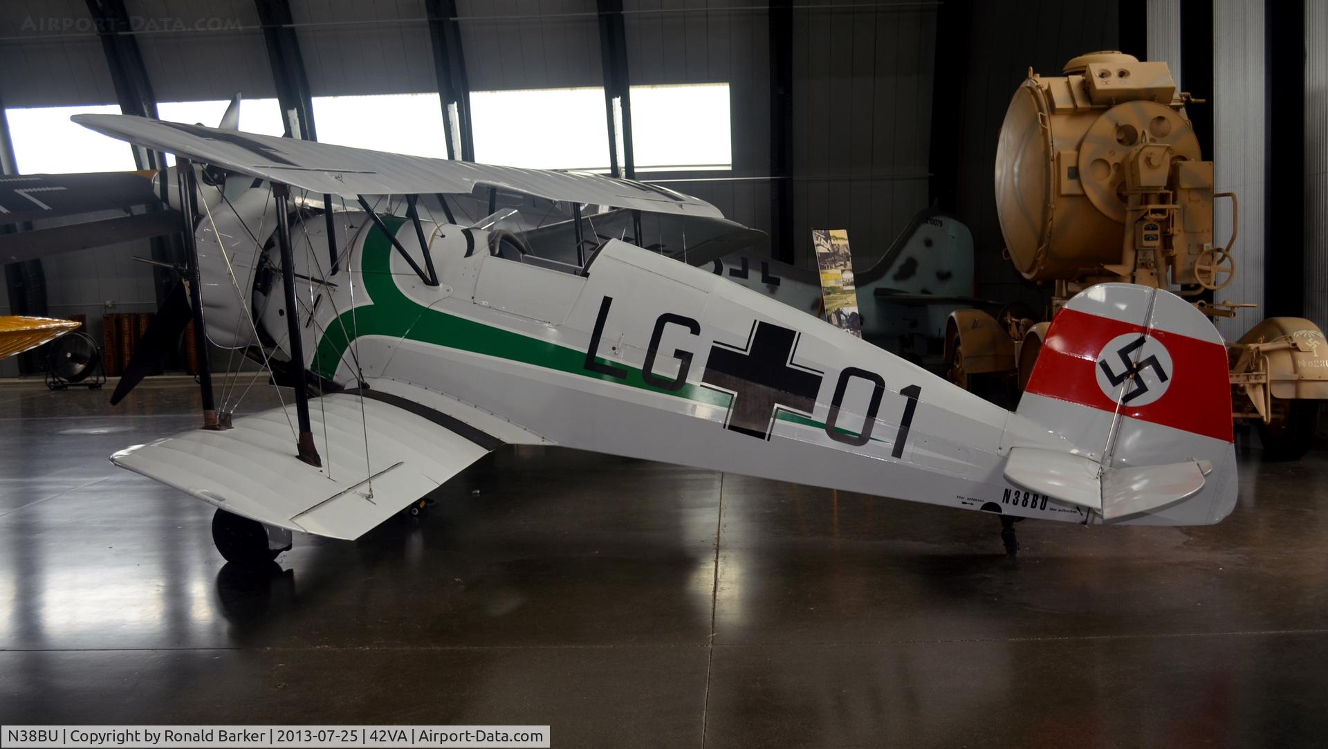 N38BU, 1938 Bucker Bu-133C Jungmeister C/N 38, Military Aviation Museum, Pungo, VA