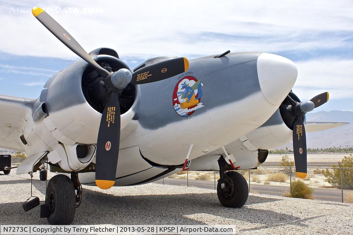 N7273C, 1940 Lockheed PV-2 Harpoon C/N 15-1177, Displayed at the Palm Springs Air Museum , California