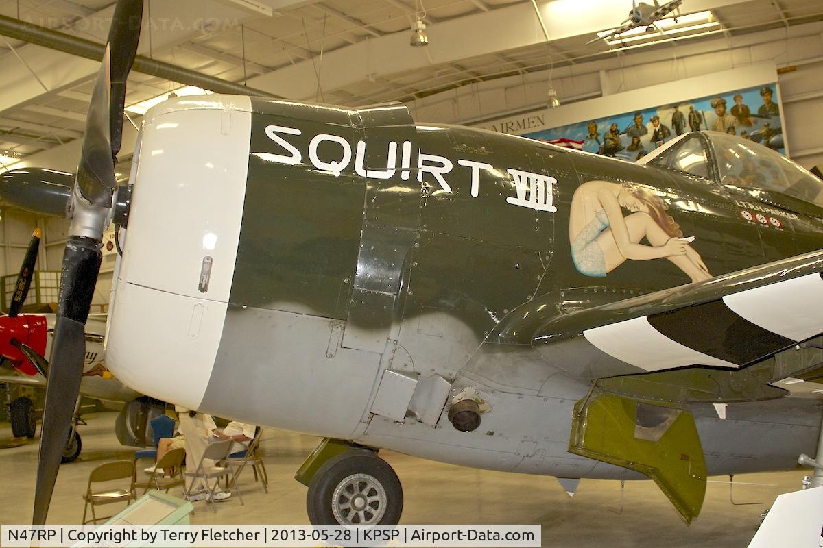 N47RP, 1945 Republic P-47D Thunderbolt C/N 399-55744, Displayed at the Palm Springs Air Museum , California