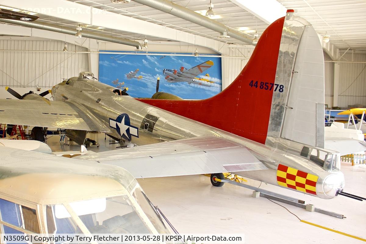 N3509G, 1944 Boeing B-17G Flying Fortress C/N Not found 44-85778, Displayed at the Palm Springs Air Museum , California