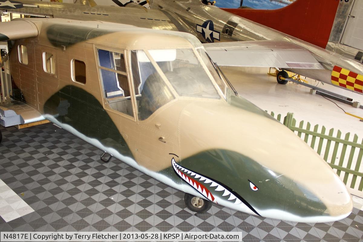 N4817E, GAF N24A Nomad C/N N24A-77, Displayed at the Palm Springs Air Museum , California