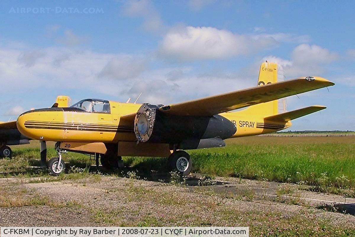 C-FKBM, 1944 Douglas A-26B Invader C/N 27415, Douglas A-26B Invader [27415] (Air Spray 1967 Ltd) Red Deer Regional~C 23/07/2008