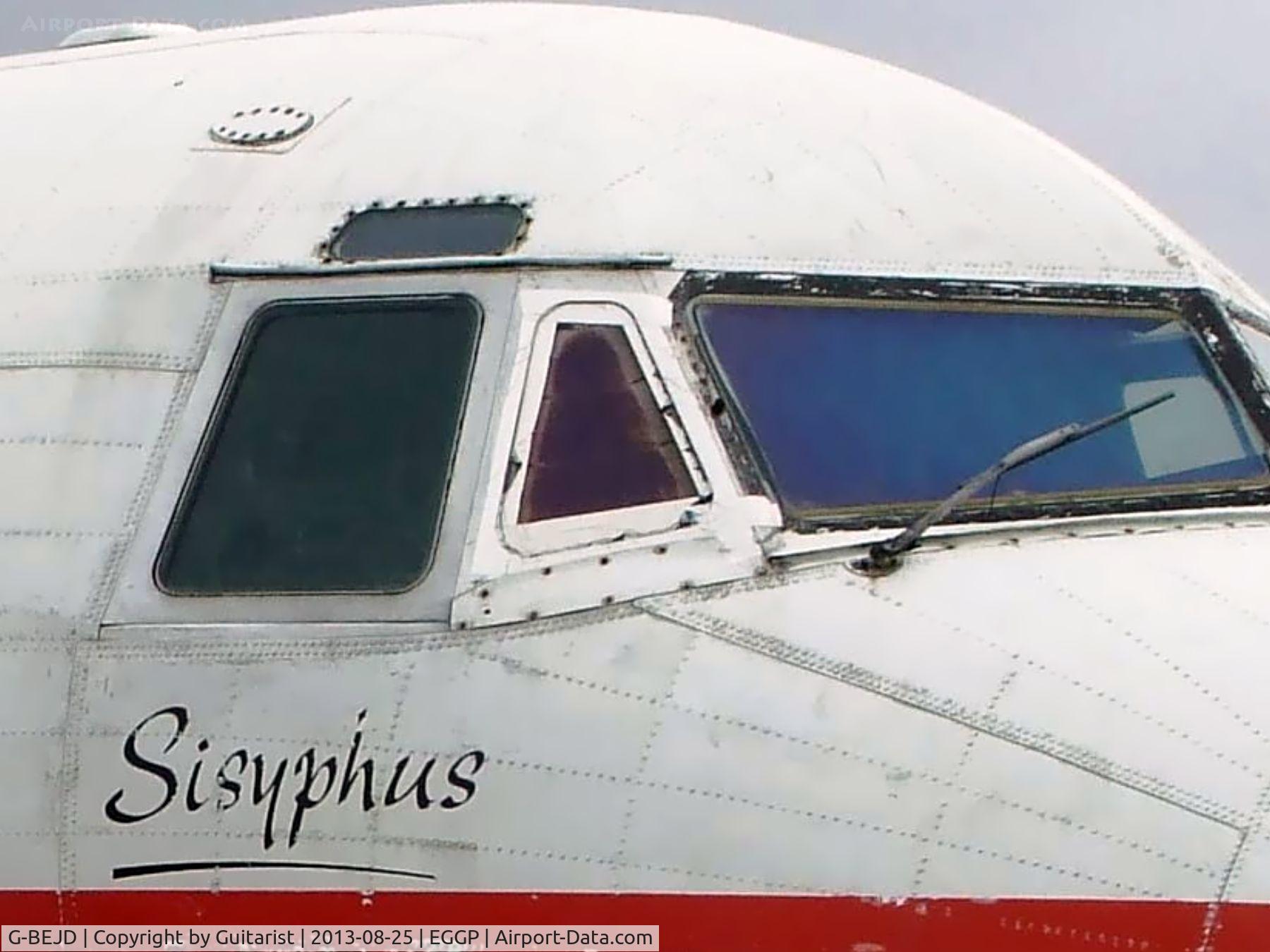 G-BEJD, 1961 Hawker Siddeley 748-105 Sr 1 C/N 1543, Just for the name
