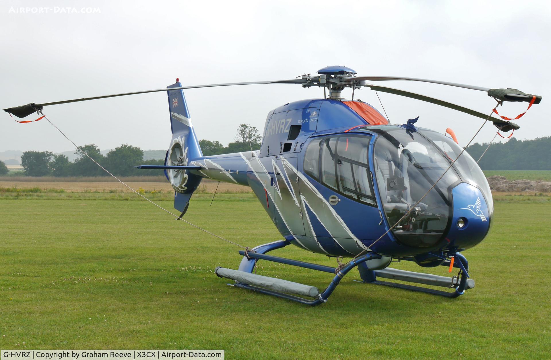 G-HVRZ, 2003 Eurocopter EC-120B Colibri C/N 1338, Parked at Northrepps.