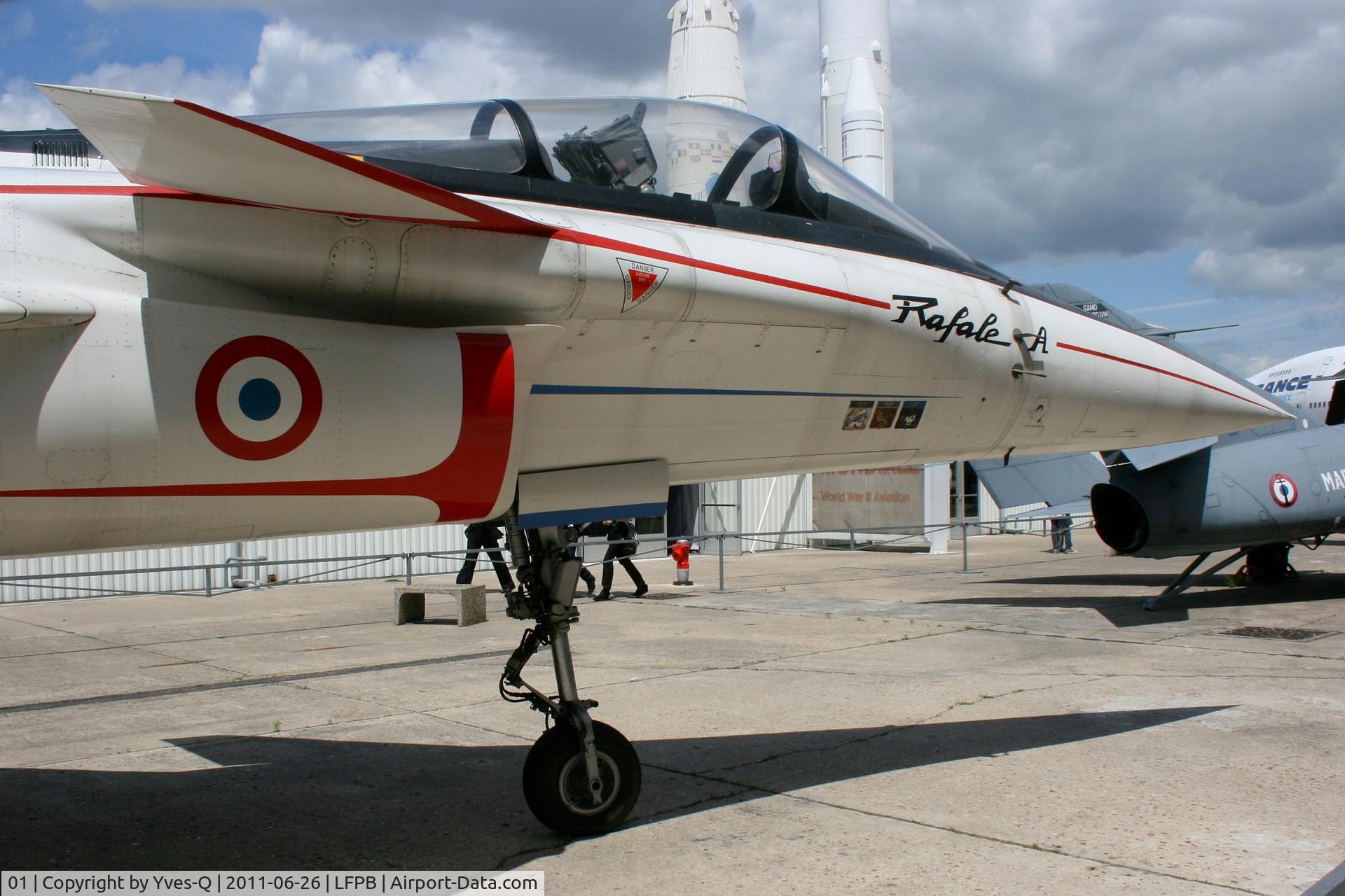 01, 1986 Dassault Rafale A C/N 01, Dassault Rafale A, Air & Space Museum Paris-Le Bourget (LFPB)