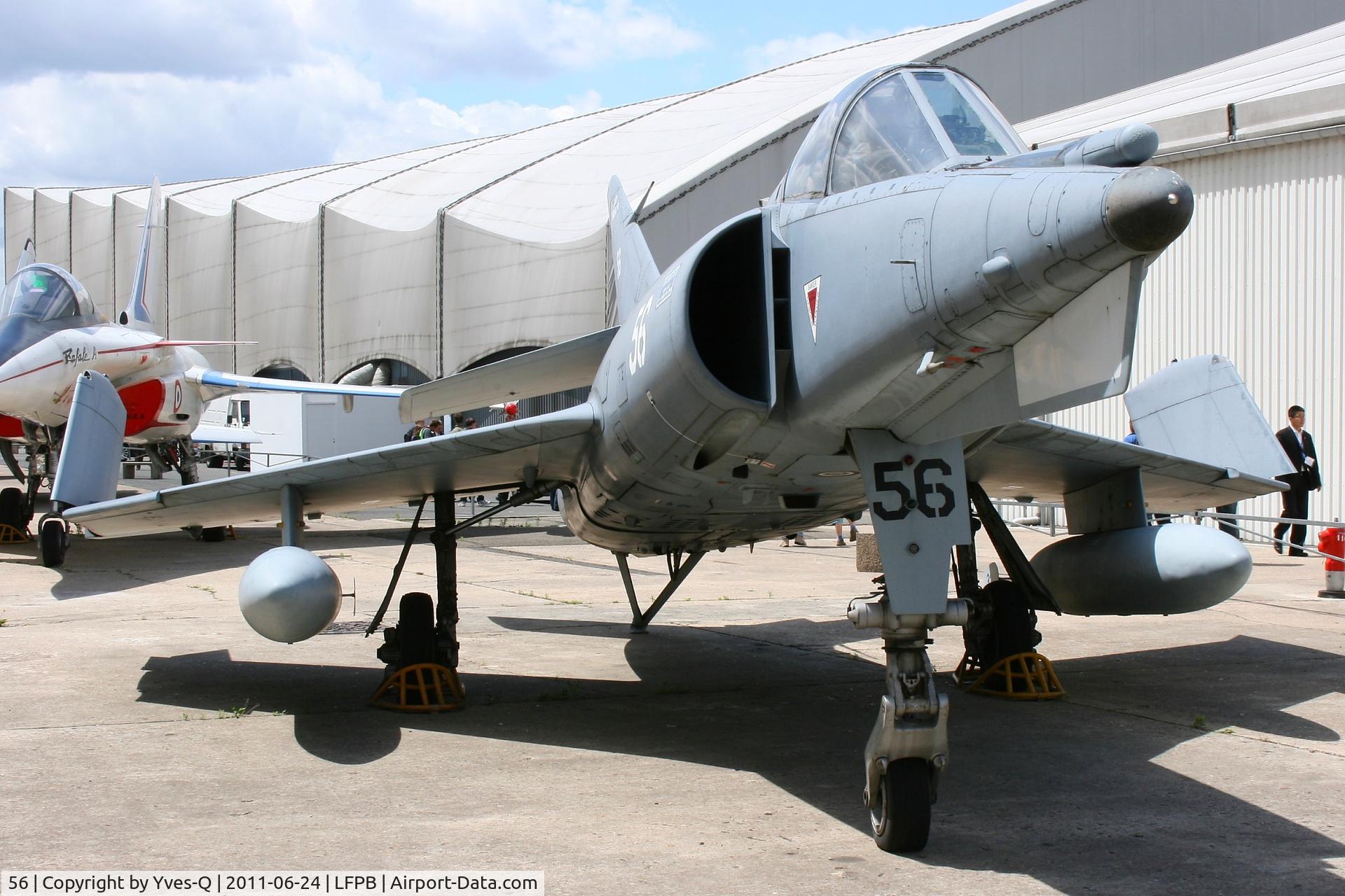 56, Dassault Etendard IV.M C/N 56, Dassault Etendard IV M, Air & Space Museum Paris-Le Bourget (LFPB)