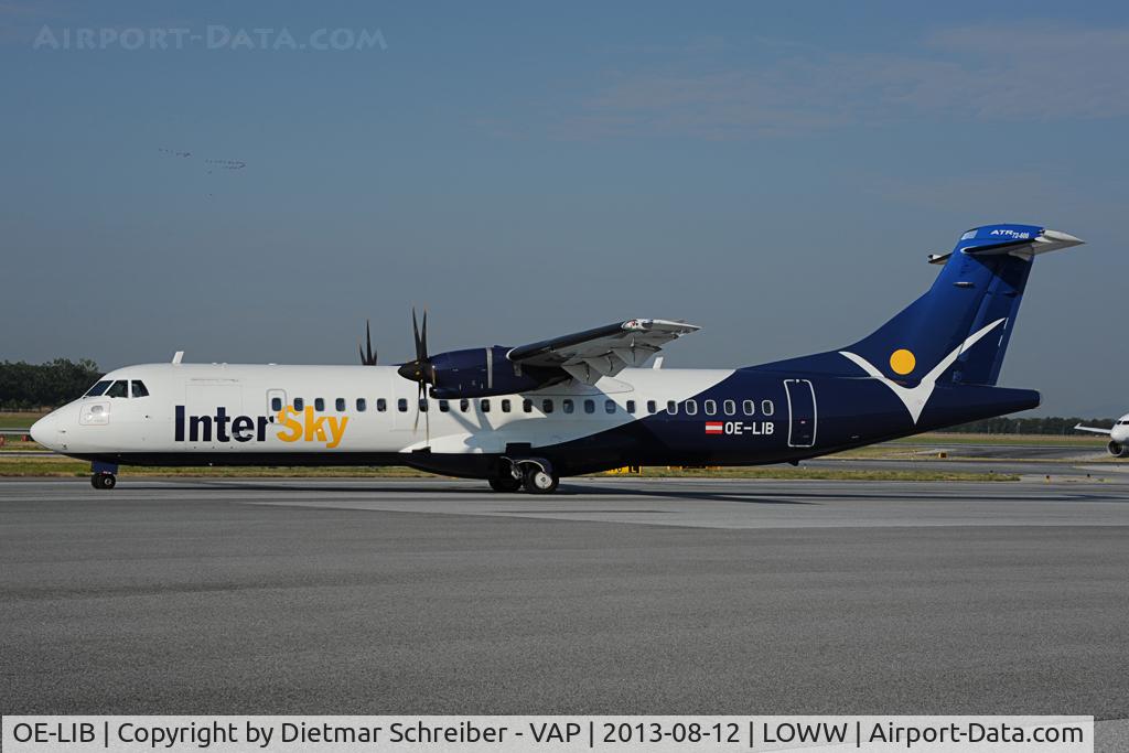 OE-LIB, 2012 ATR N700SV C/N 1038, Intersky ATR72