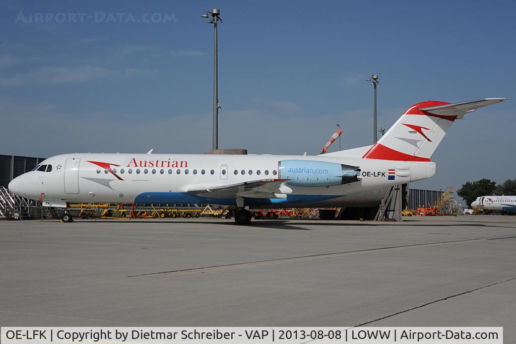 OE-LFK, 1995 Fokker 70 (F-28-0070) C/N 11555, Austrian Airlines Fokker 70