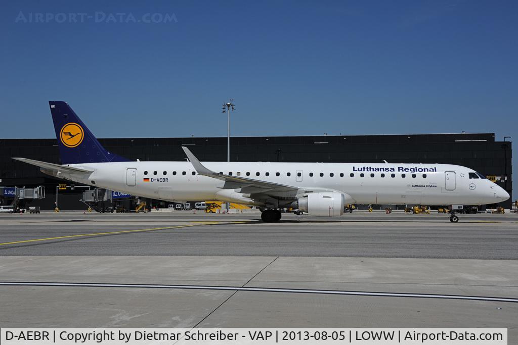 D-AEBR, 2012 Embraer 195LR  (ERJ-190-200LR) C/N 19000558, Lufthansa Regional Embraer 195