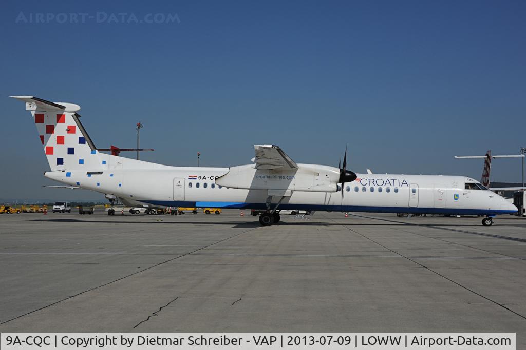 9A-CQC, 2009 De Havilland Canada DHC-8-402Q Dash 8 C/N 4258, Croatia Airways Dash 8-400