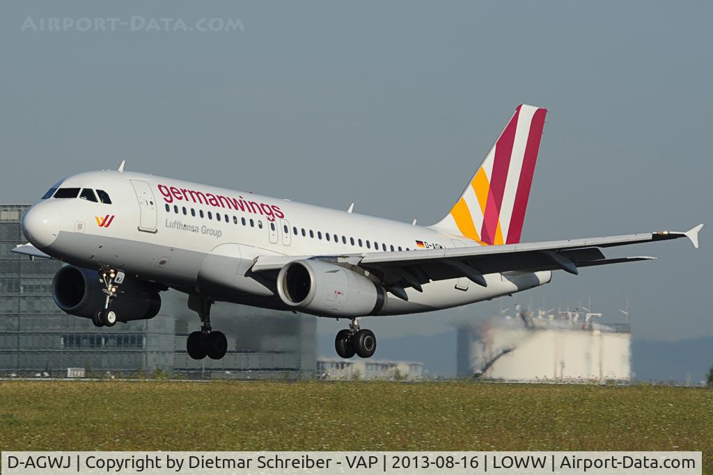 D-AGWJ, 2008 Airbus A319-132 C/N 3375, Germanwings Airbus 319