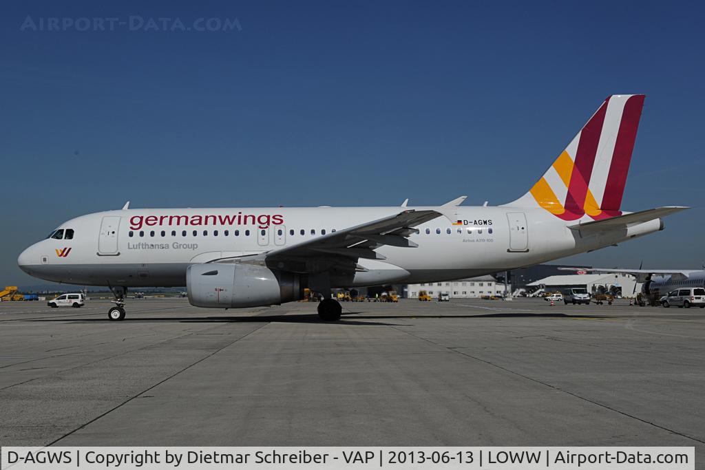 D-AGWS, 2012 Airbus A319-132 C/N 4998, Germanwings Airbus 319