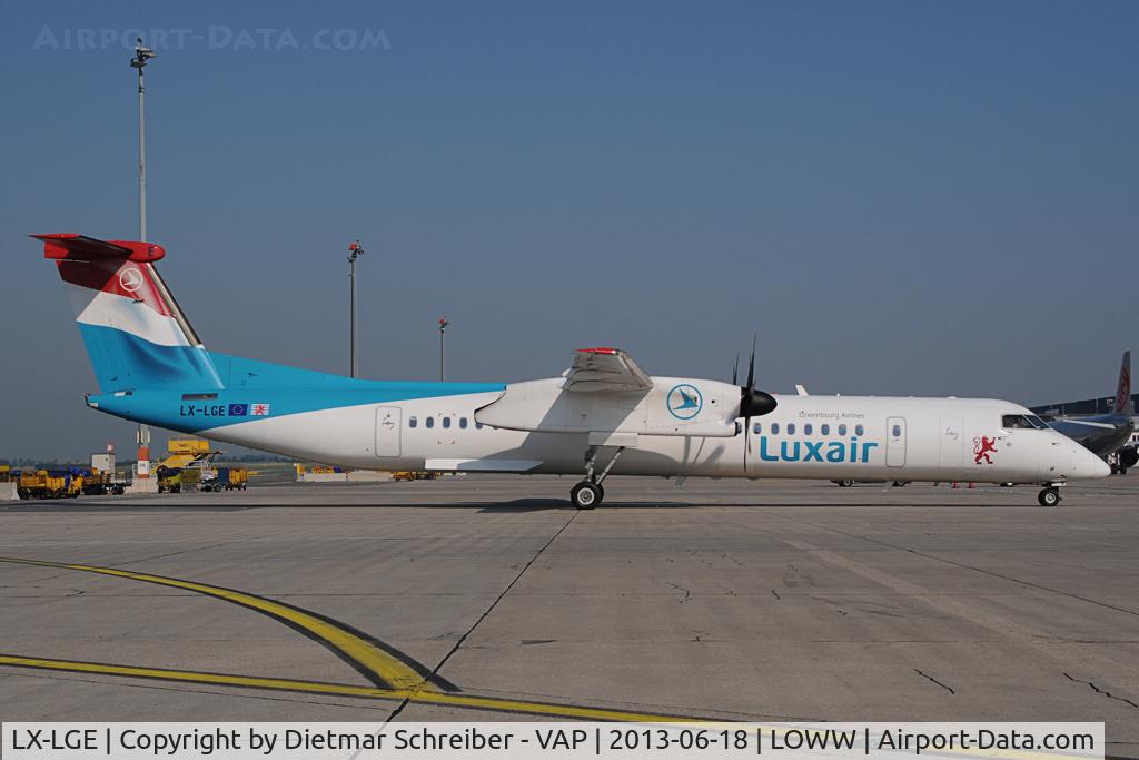 LX-LGE, 2009 De Havilland Canada DHC-8-402Q Dash 8 C/N 4284, Luxair Dash 8-400