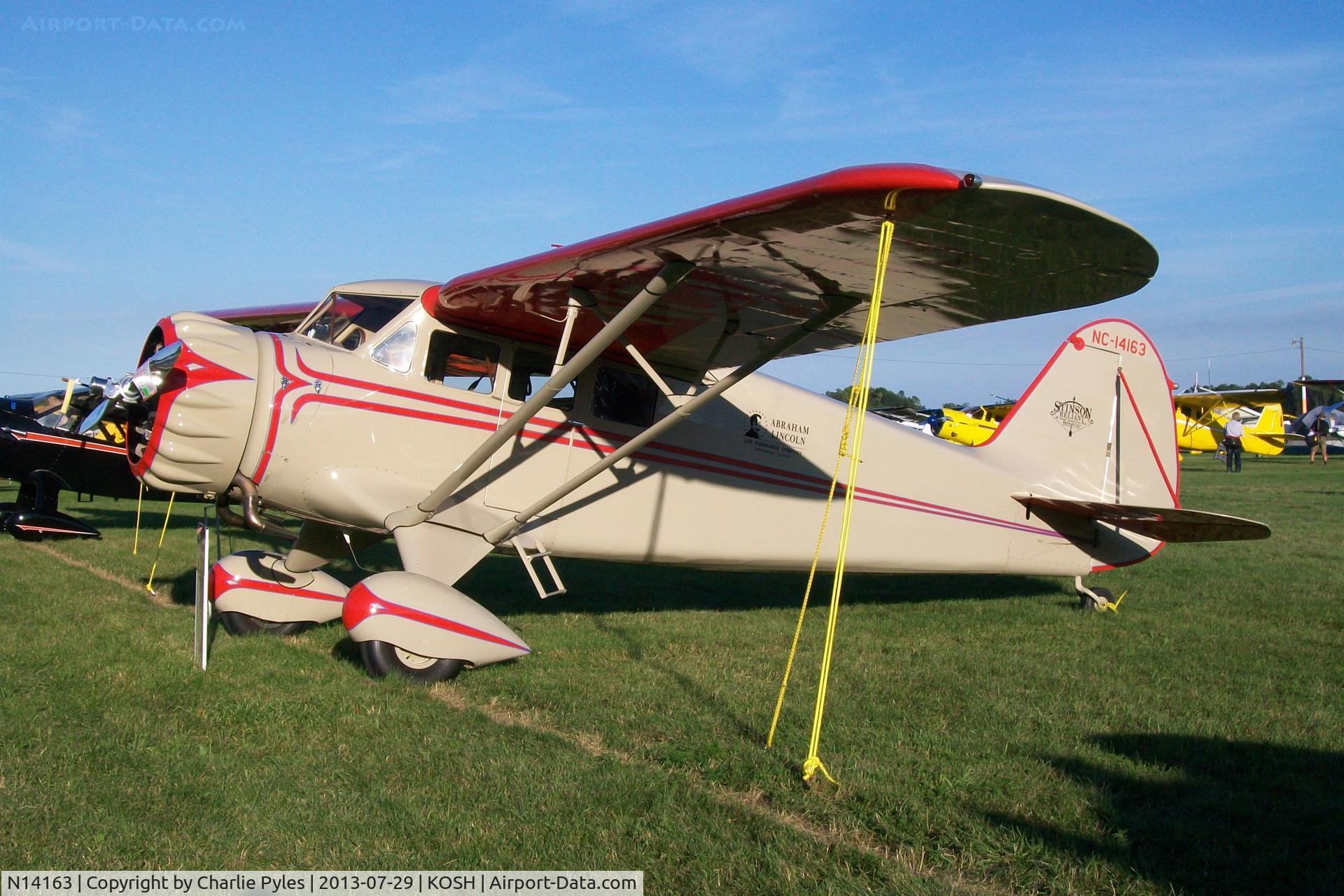 N14163, 1934 Stinson SR-5A Reliant C/N 9276-A, .