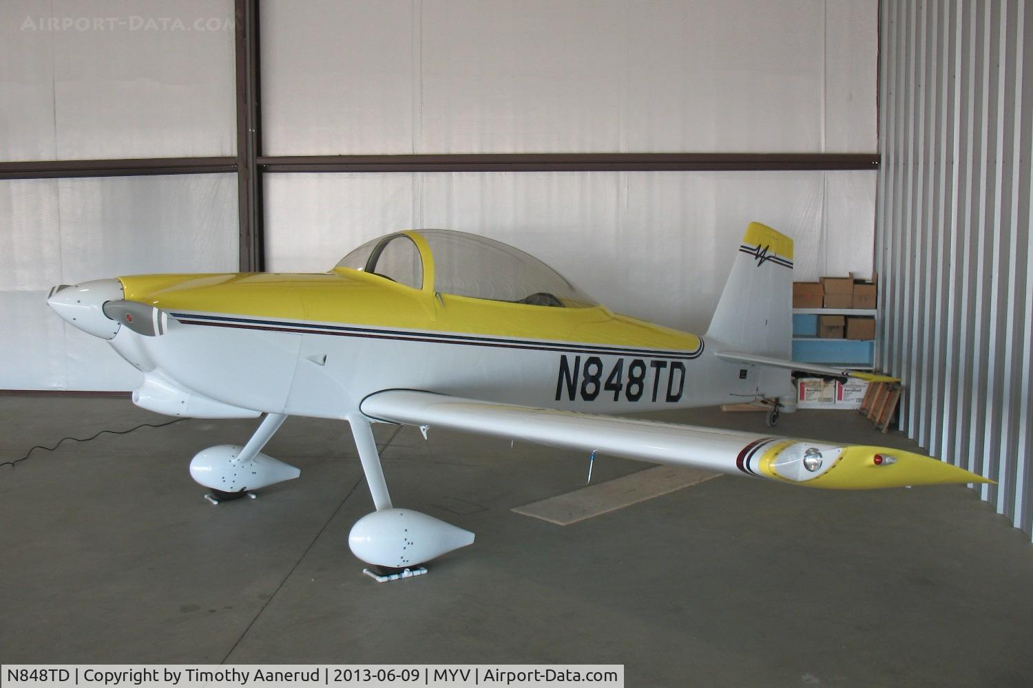 N848TD, 2002 Vans RV-8 C/N 80848, 2002 VANS RV-8, c/n: 80848