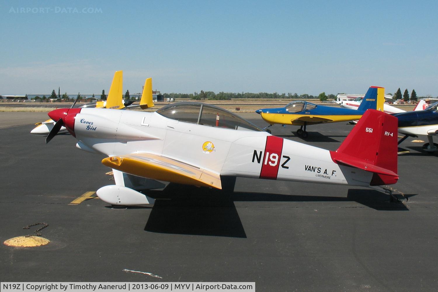 N19Z, 1999 Vans RV-4 C/N 551, 1999 RV-4, c/n: 551, was featured on the cover of Sport Aviation January, 2001 issue.