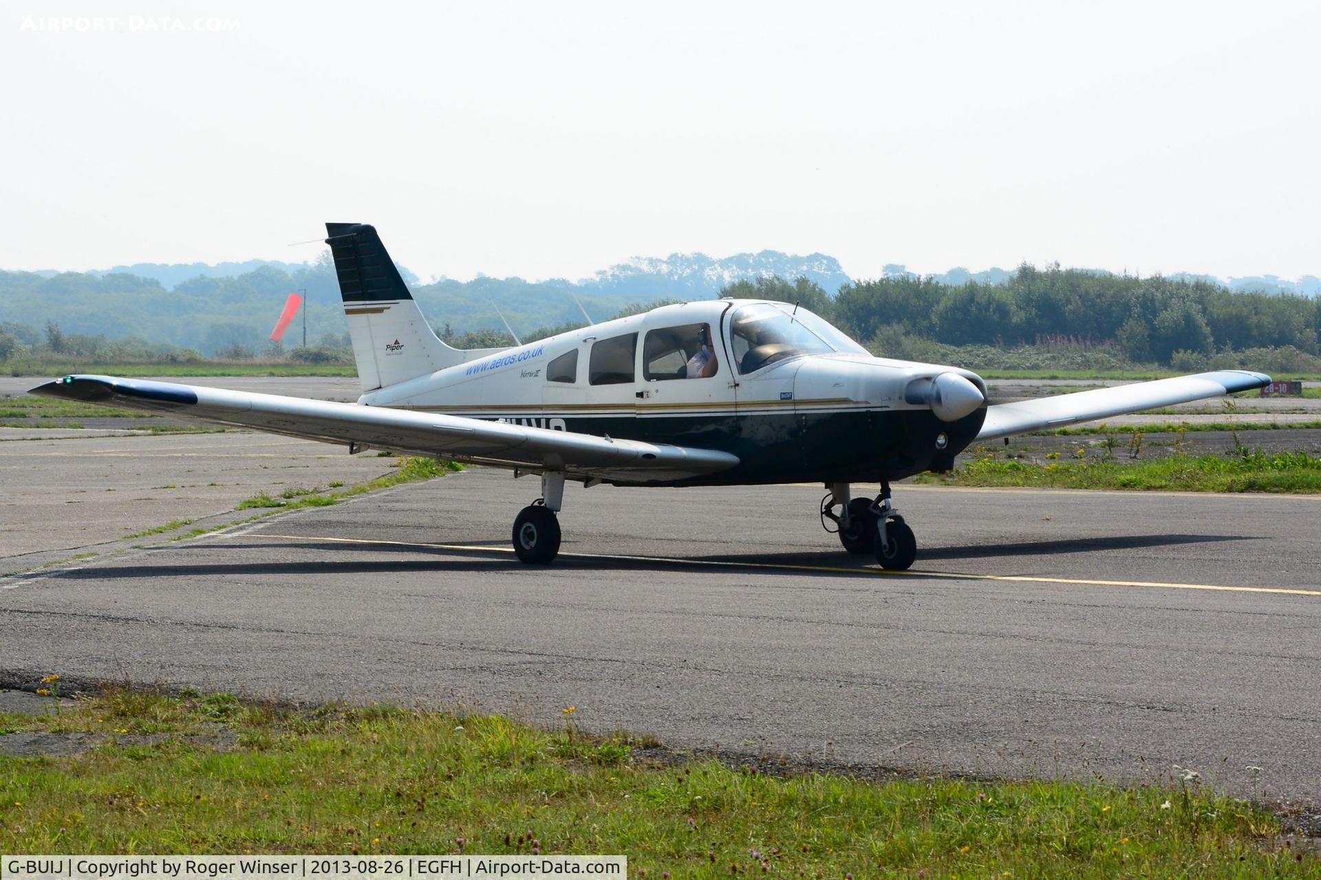 G-BUIJ, 1981 Piper PA-28-161 C/N 28-8116210, Visiting Cherokee Warrior II.