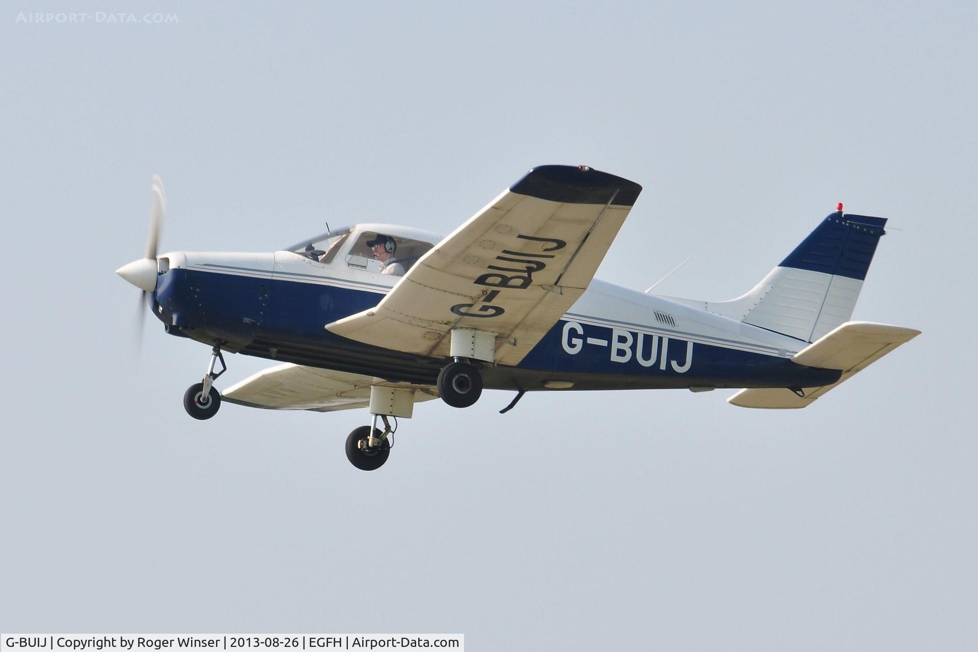 G-BUIJ, 1981 Piper PA-28-161 C/N 28-8116210, Visiting Cherokee Warrior II.