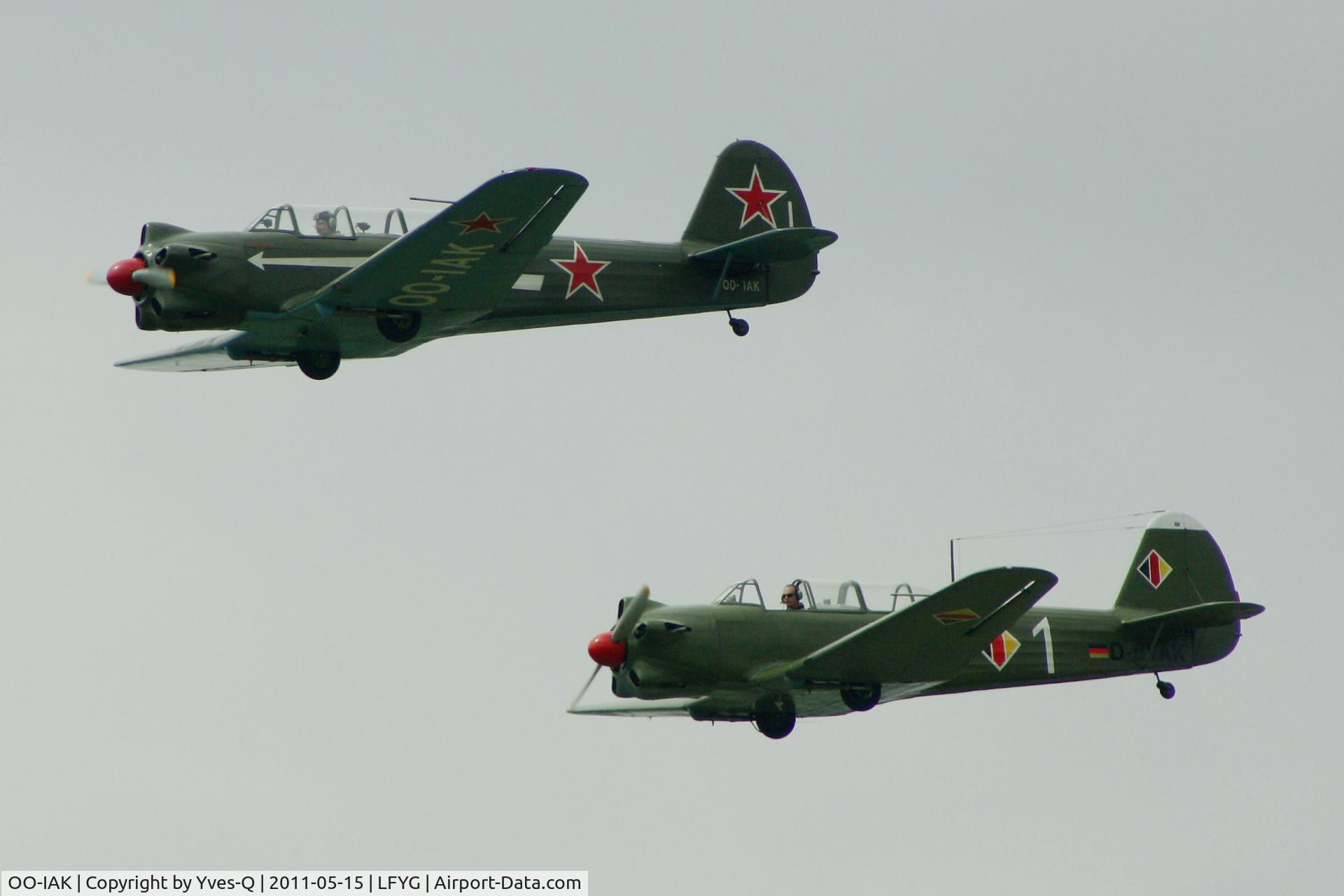 OO-IAK, 1956 Yakovlev Yak-18 C/N 1332019, Yakovlev Yak 18, Cambrai-Niergnies Airfield (LFYG)