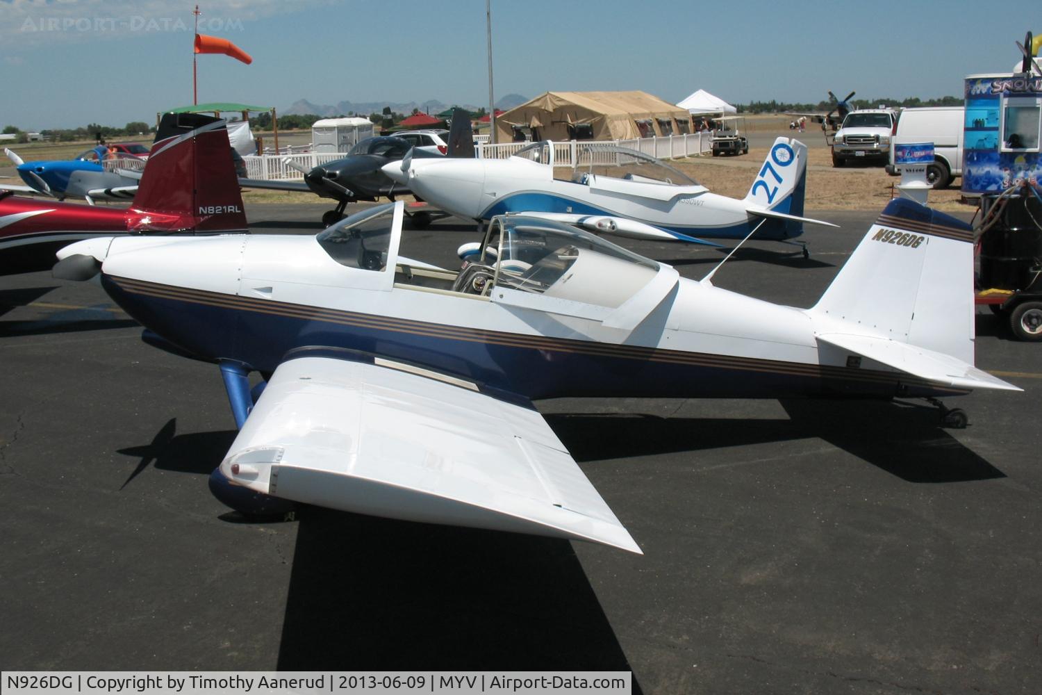N926DG, 2000 Vans RV-6 C/N 20473, 2000 VANS RV6, c/n: 20473