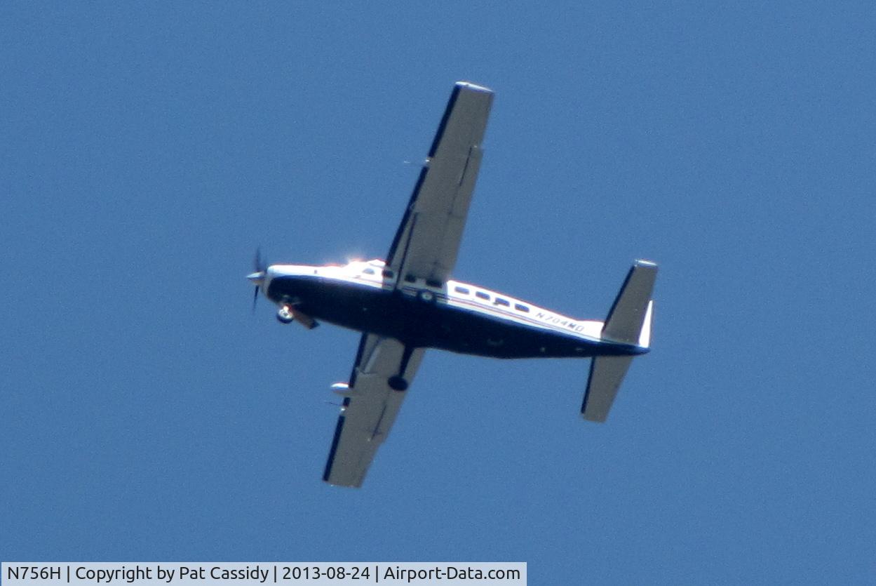 N756H, Enstrom F-28F Falcon C/N 756, Seen circling above Pearson Creek drainage in the Umatilla National Forest on the 24th and 25th of August, 2013.