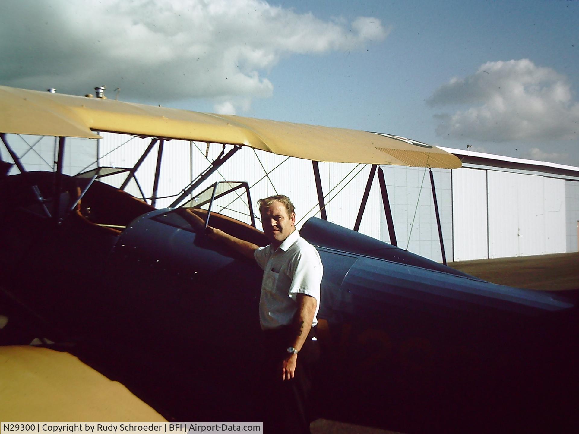 N29300, 1940 Waco UPF-7 C/N 5327, I am Rudy Schroeder.  I owned this plane and flew it over Seattle as 