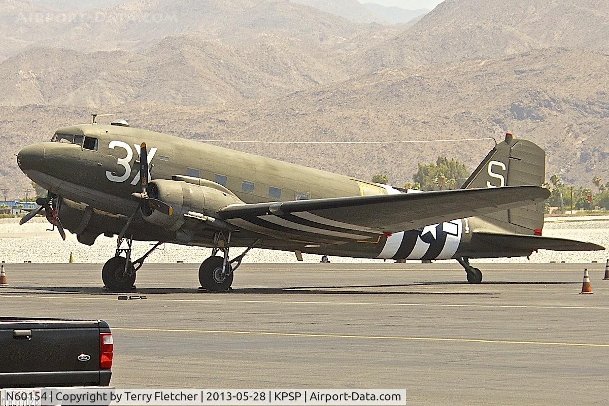 N60154, 1943 Douglas C-47B-25-DK Skytrain (Dakota III) C/N 16007/32755, At Palm Springs Air Museum , California
