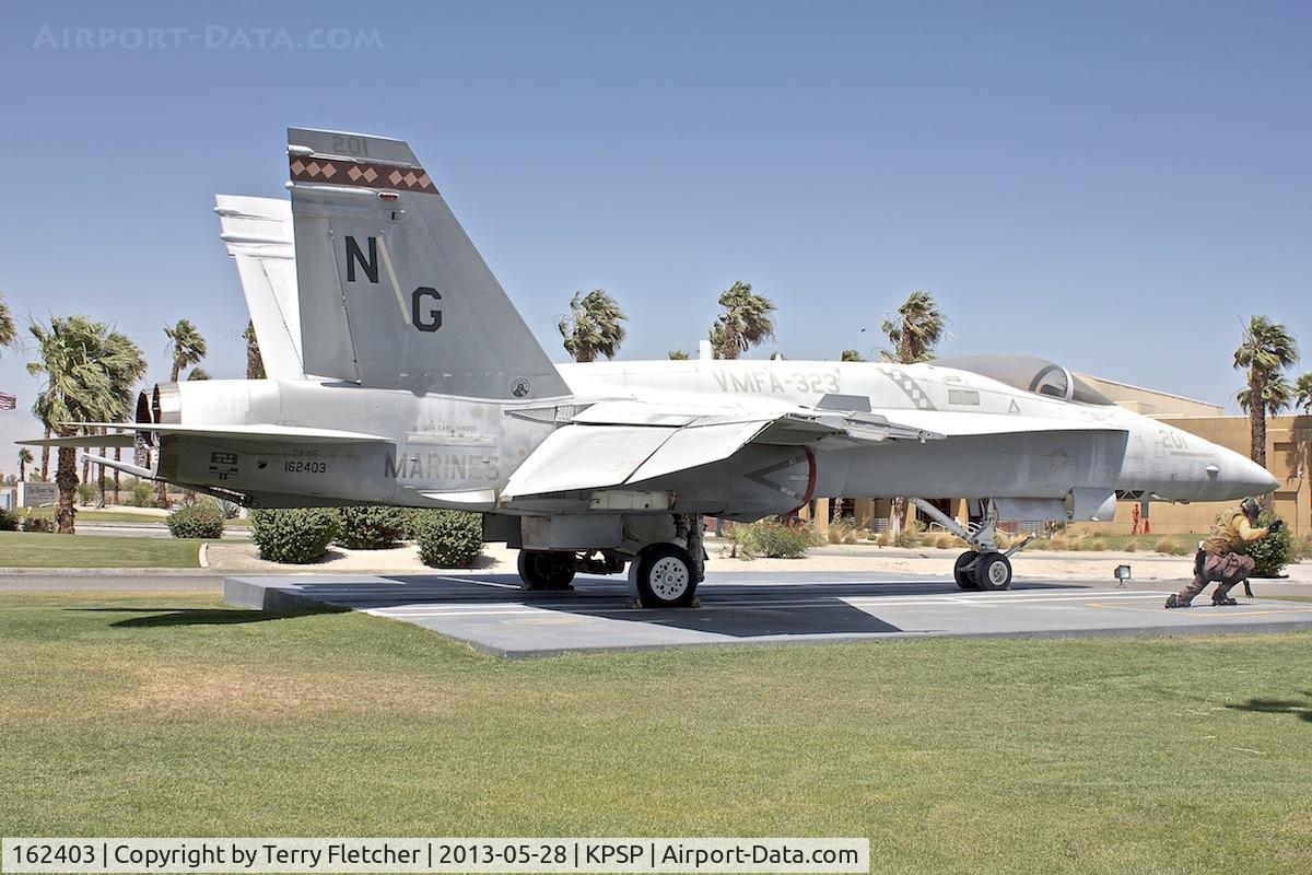 162403, McDonnell Douglas F/A-18A Hornet C/N 0231/A183, At Palm Springs Air Museum , California