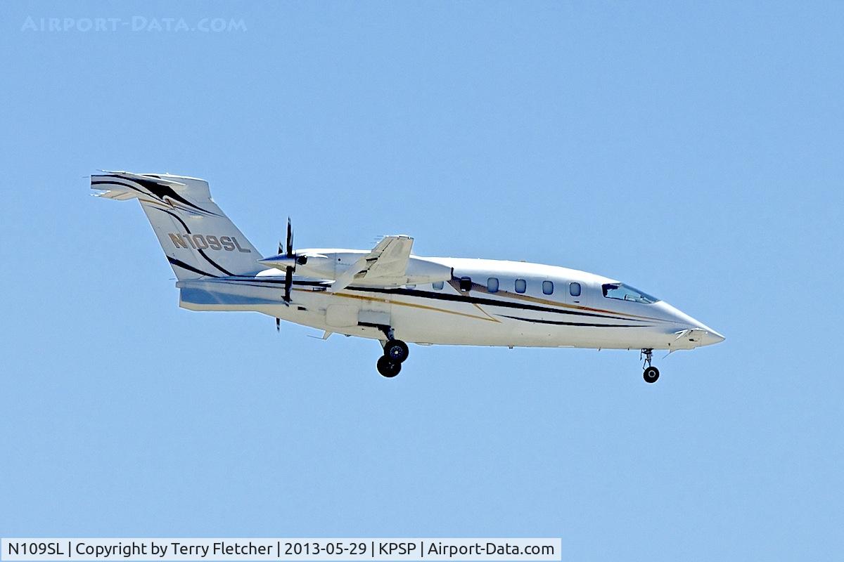 N109SL, 2004 Piaggio P-180 Avanti C/N 1092, At Palm Springs Airport , California