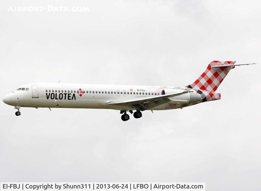 EI-FBJ, 2003 Boeing 717-200 C/N 55177, Landing rwy 32L