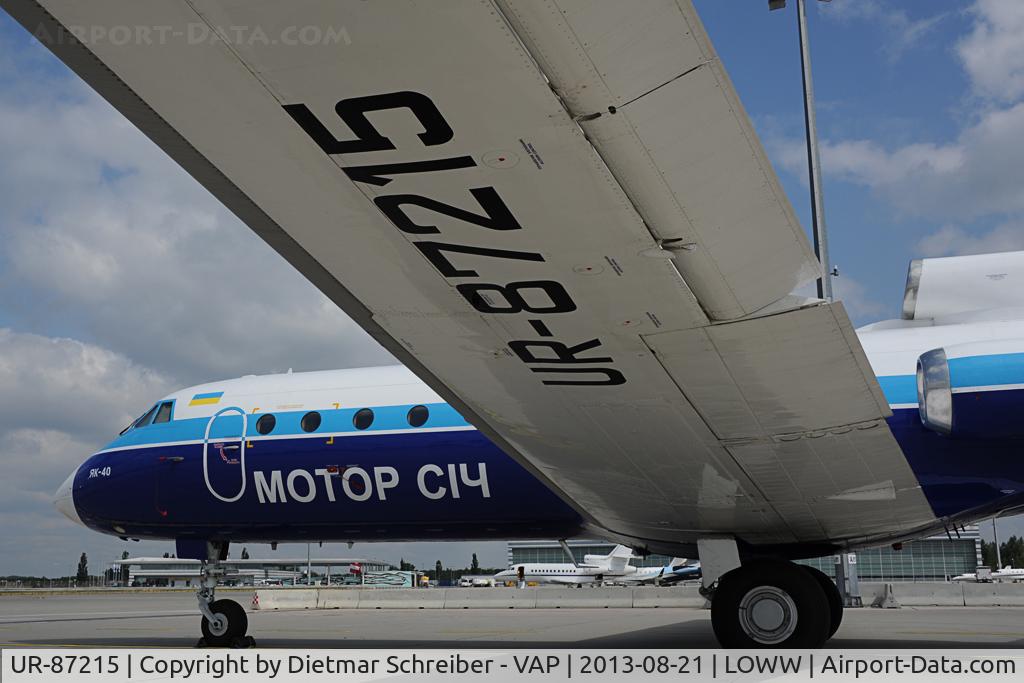 UR-87215, 1975 Yakovlev Yak-40 C/N 9510540, Motor Sich Yakovlev 40