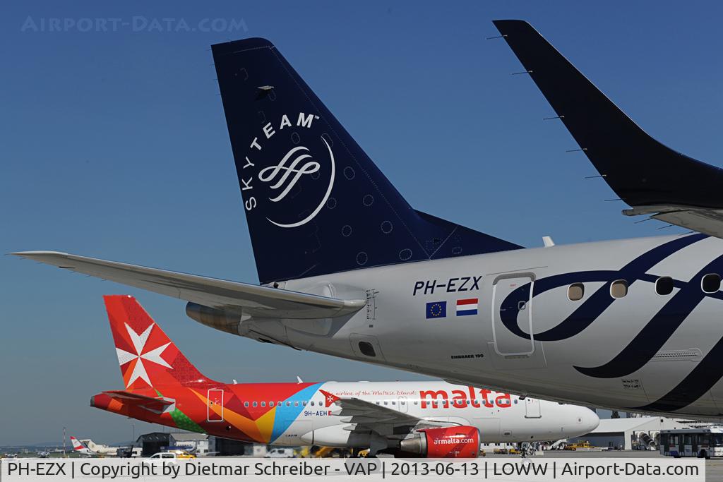PH-EZX, 2012 Embraer 190LR (ERJ-190-100LR) C/N 19000545, KLM Embraer 190
