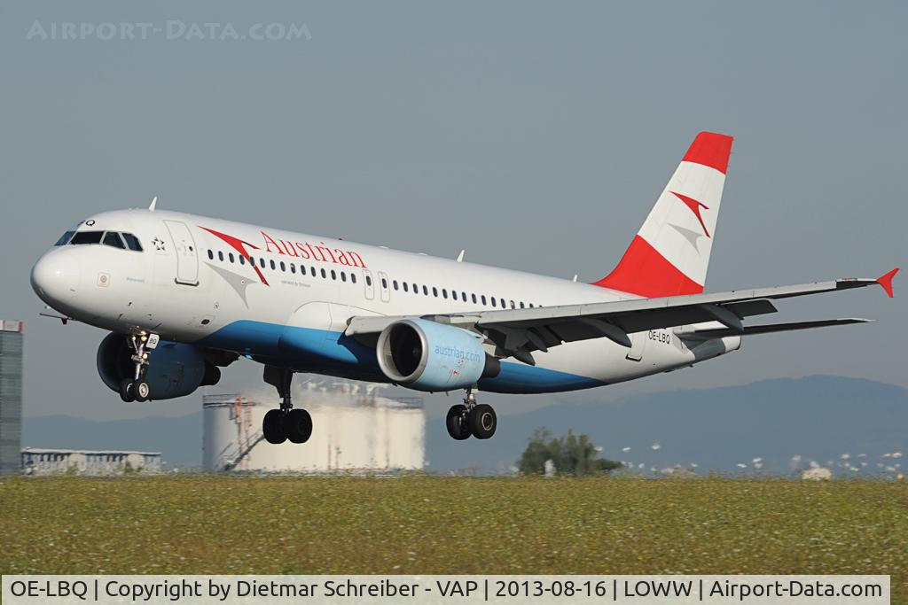 OE-LBQ, 1999 Airbus A320-214 C/N 1137, Austrian Airlines Airbus 320