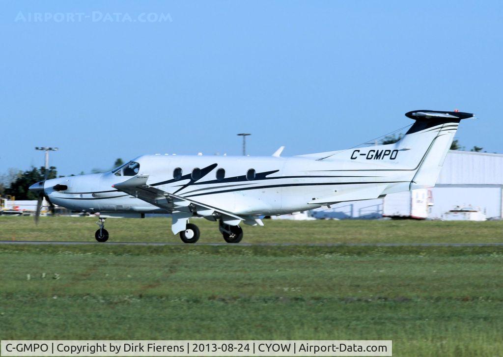 C-GMPO, 2010 Pilatus PC-12/47E C/N 1197, Departing Ottawa from rwy 25