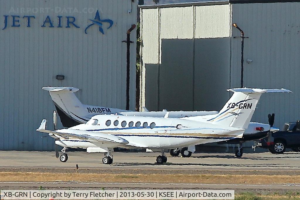 XB-GRN, Beech B90 King Air C/N Not found (1), At Gillespie Field , San Diego
