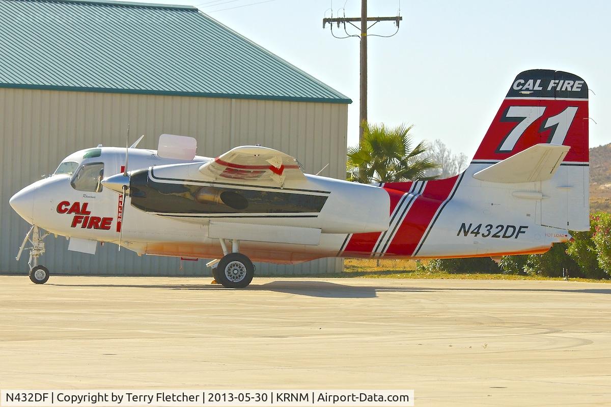 N432DF, Marsh Aviation S-2F3AT C/N 149268, At Ramona Airport , California