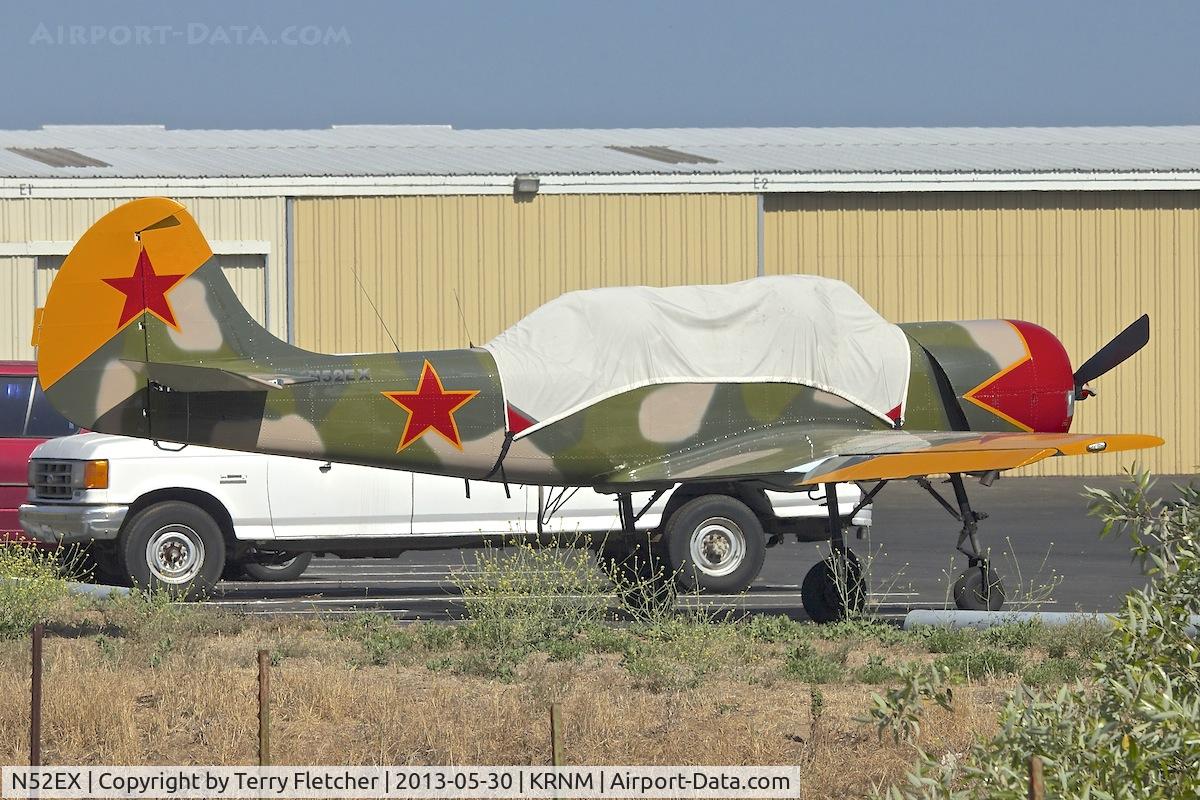 N52EX, 1988 Yakovlev (Aerostar) Yak-52 C/N 888407, At Ramona Airport , California