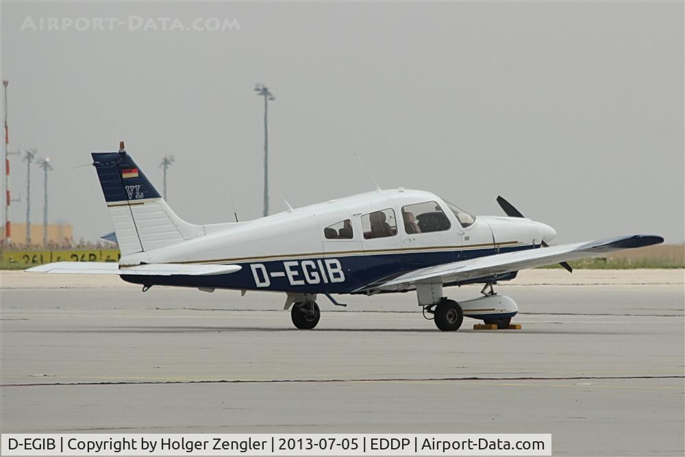 D-EGIB, 1980 Piper PA-28-181 Cherokee Archer II C/N 28-8190017, Visitor on GAT....