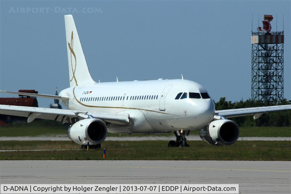 D-ADNA, 1999 Airbus ACJ319 (A319-133/CJ) C/N 1053, On taxi via A6.....