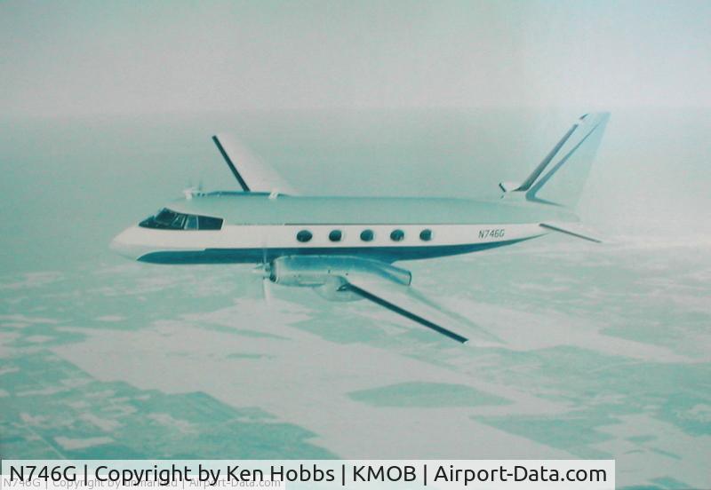 N746G, 1960 Grumman G-159 Gulfstream 1 C/N 46, Operated at the time of this photo by International Paper Refueling at Mobile Hangar