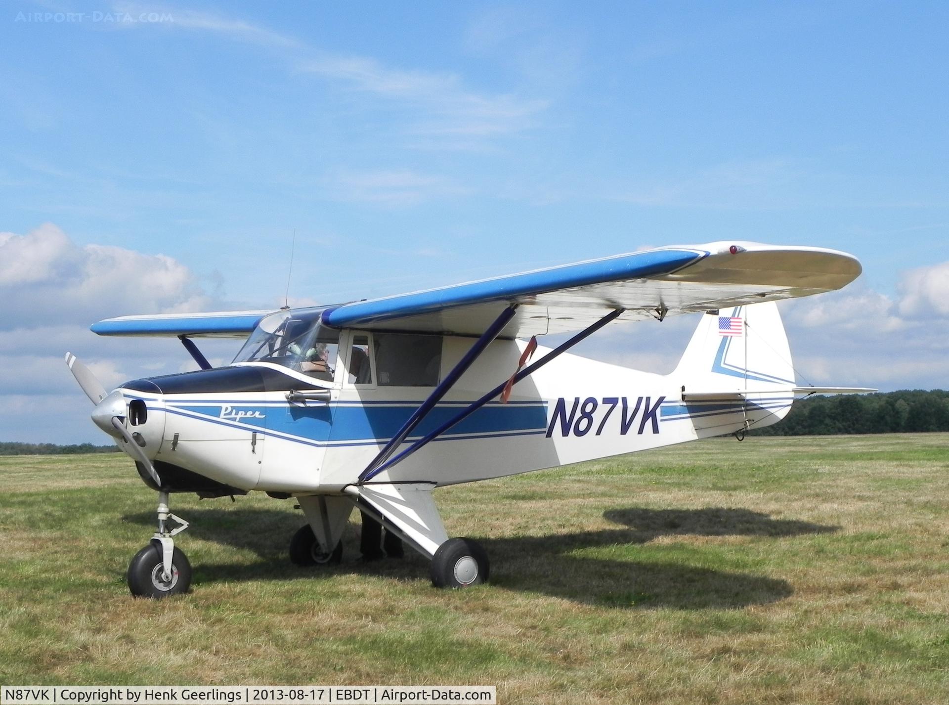 N87VK, 1960 Piper PA-22-108 Colt Colt C/N 22-8879, Oldtimer Fly In Schaffen - Diest , Belgium , Aug 2013